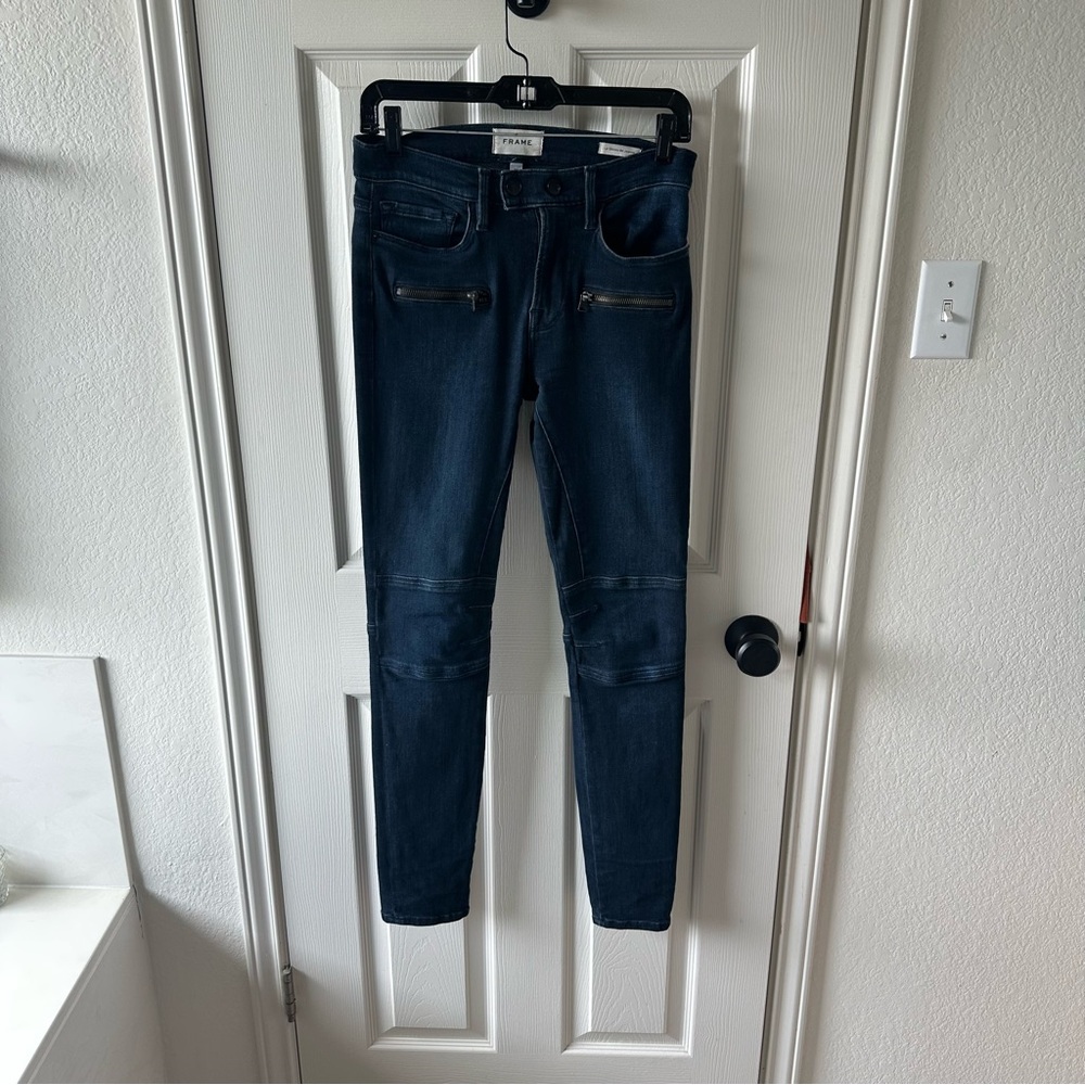 Frame Skinny de Jeanne Moto Jeans 27